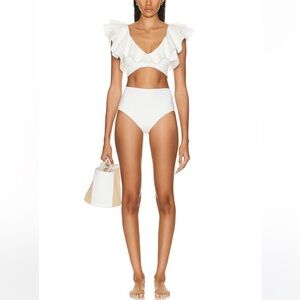 MAYGEL CORONEL Mila Ruffle Two-Piece Bikini Set Size One-Size